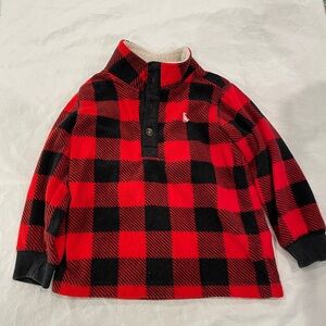 Carter's Fleece Buffalo Plaid Pullover, 2T